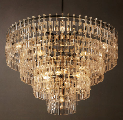 Artisan Marignan Tiered Round Chandelier, alternate view