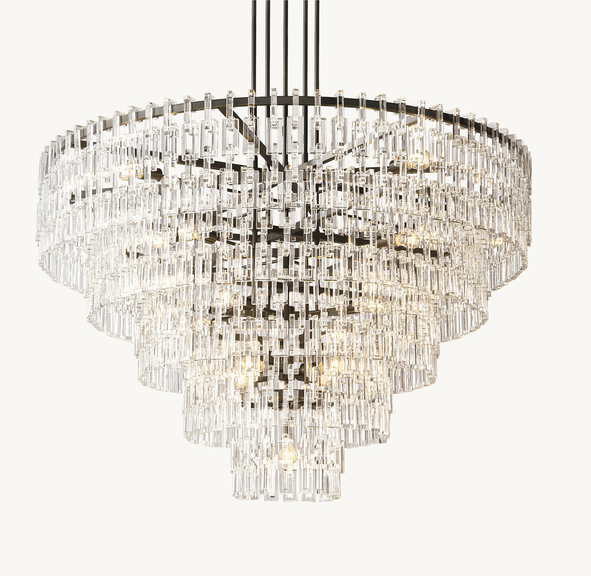 Artisan Marignan Tiered Round Chandelier, alternate view