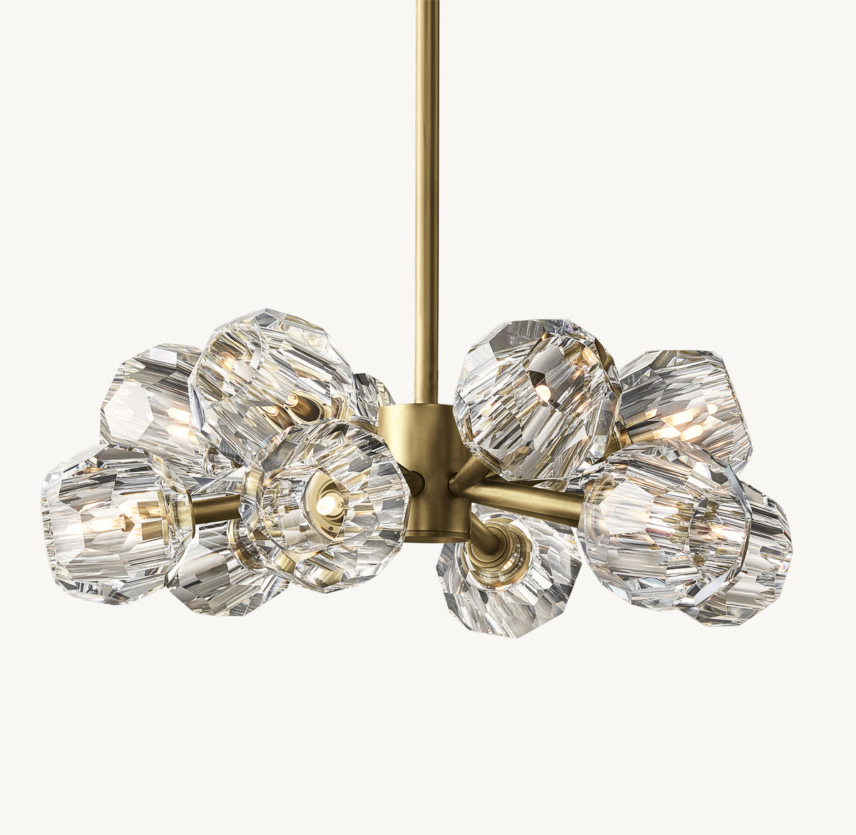 Heritage Boule De Cristal Clear Glass Round Chandelier