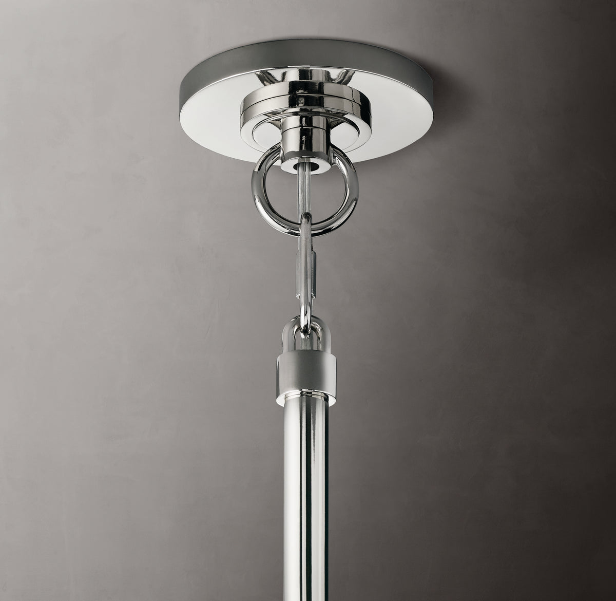 Heritage Boule De Cristal Clear Glass Round Chandelier – 24" Polished Nickel