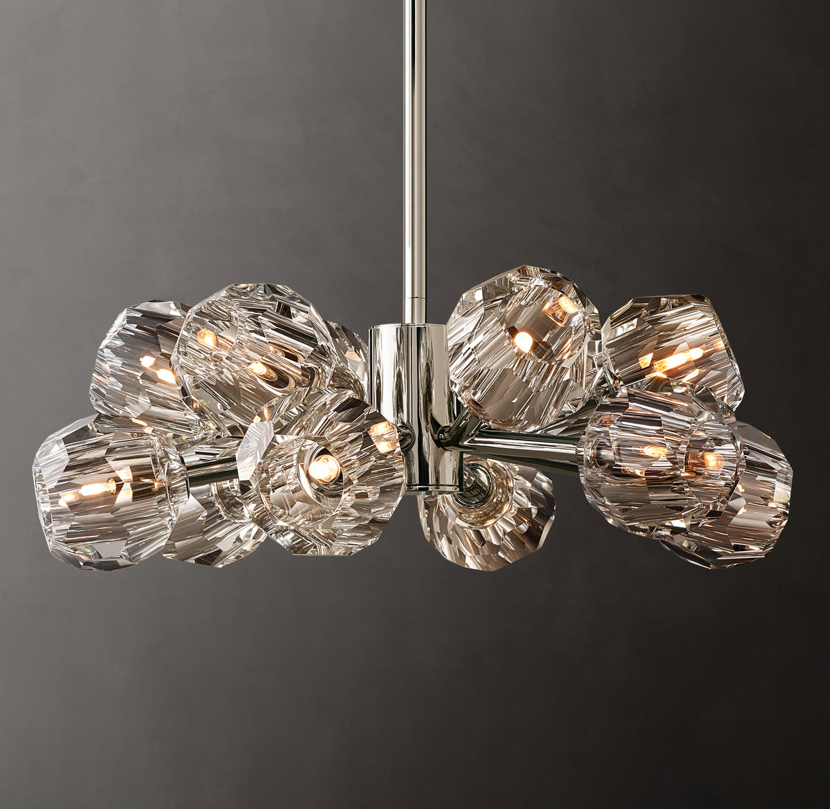 Heritage Boule De Cristal Clear Glass Round Chandelier