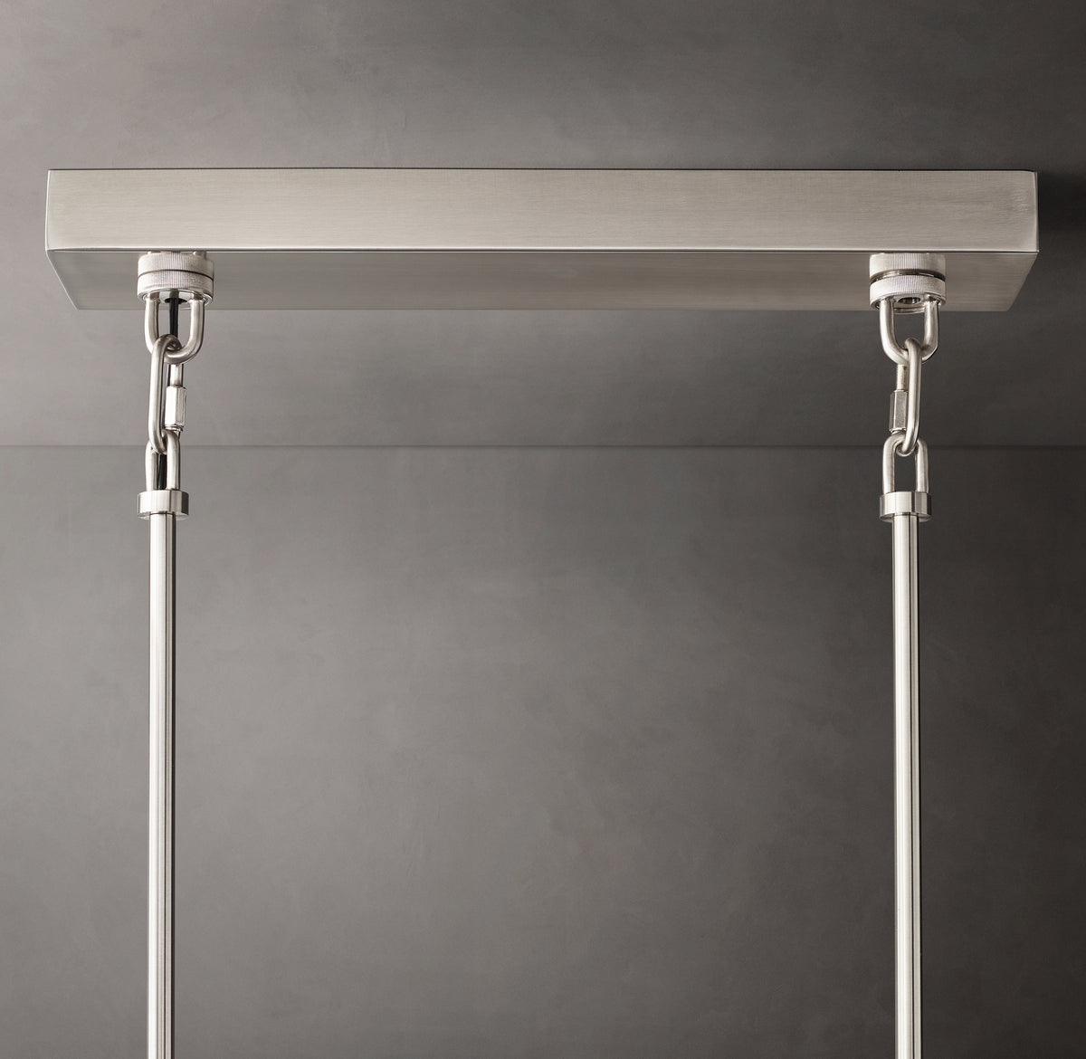 Heritage Sirene Clear Glass Rectangular Chandelier