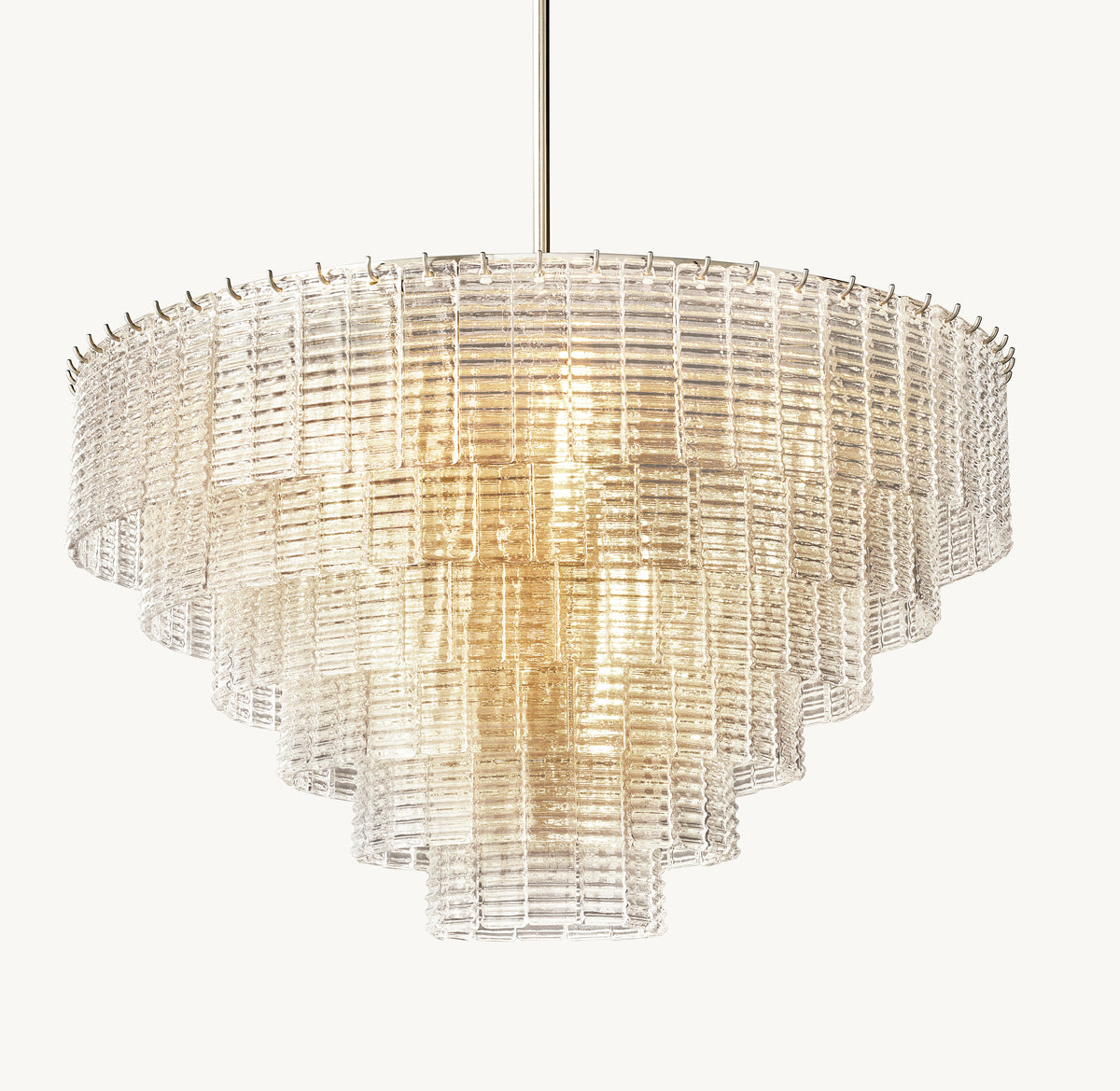 Heritage Sirene Clear Glass Round Chandelier