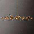 Heritage Boule De Cristal Smoke Glass Oval Chandelier