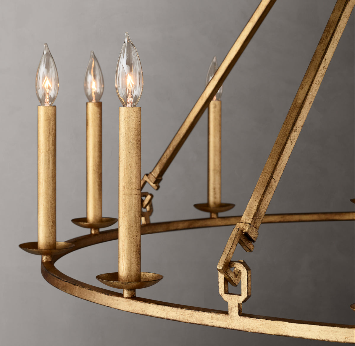 Heritage 19th C. English Openwork Round Chandelier – 50"
