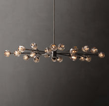 Heritage Boule De Cristal Smoke Glass Oval Chandelier