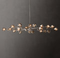 Heritage Boule De Cristal Smoke Glass Oval Chandelier