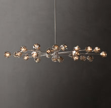 Heritage Boule De Cristal Smoke Glass Oval Chandelier