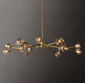 Heritage Boule De Cristal Smoke Glass Round Chandelier