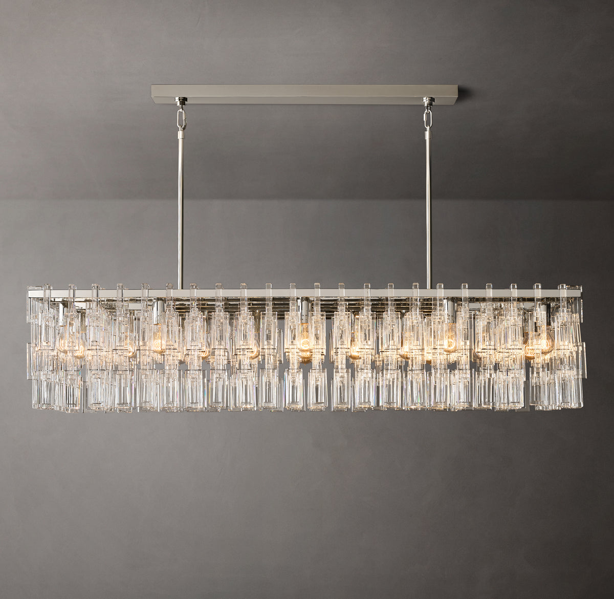 Artisan Marignan Rectangular Chandelier, alternate view