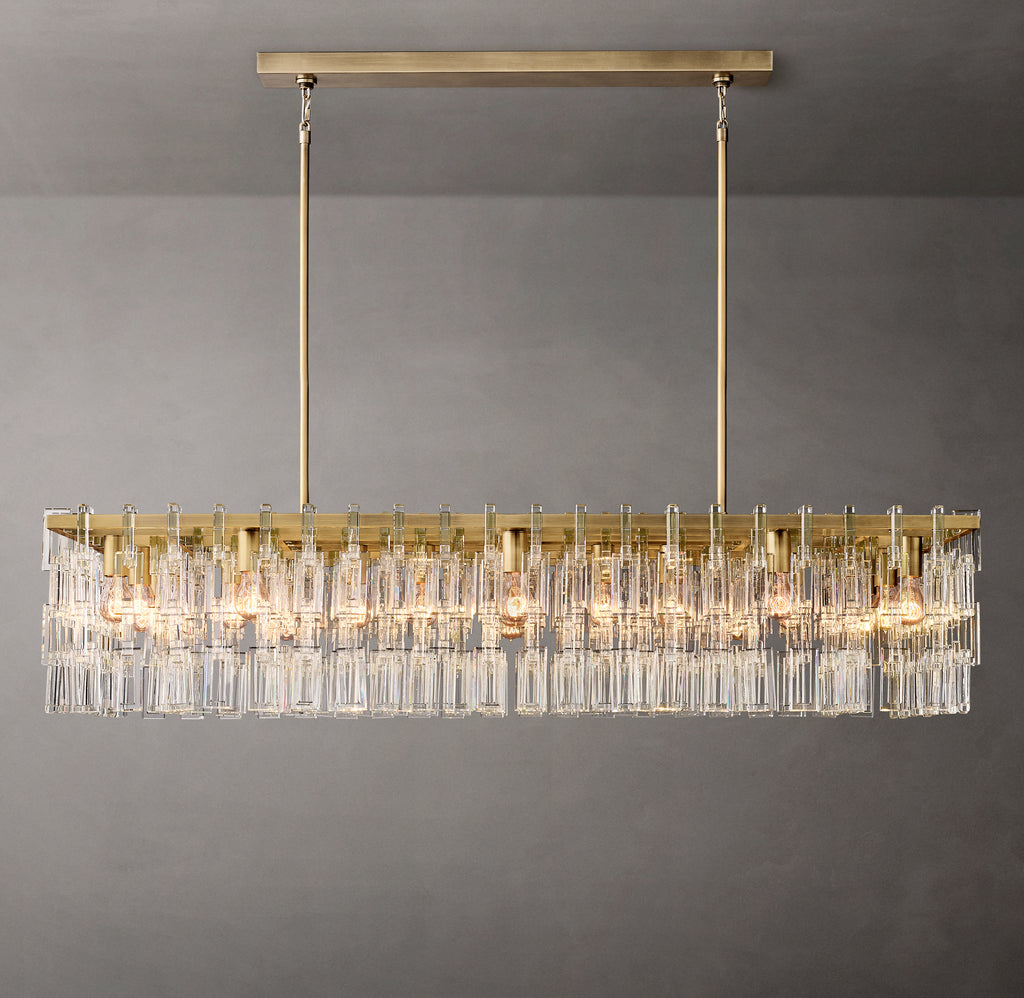 Artisan Marignan Rectangular Chandelier, alternate view