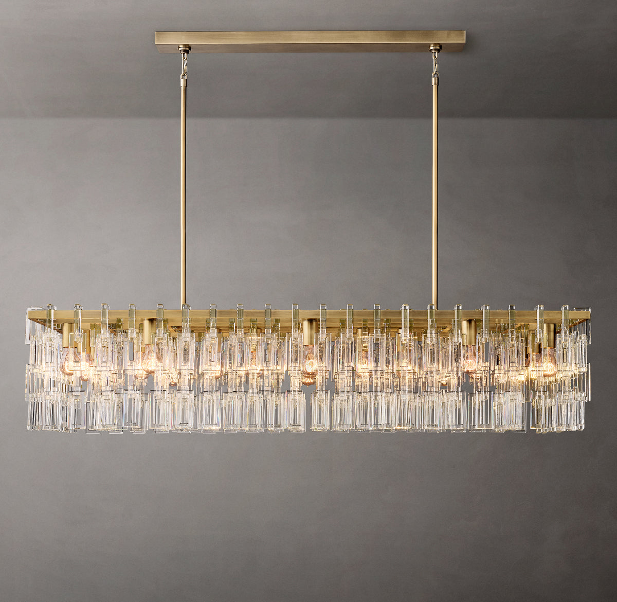 Artisan Marignan Rectangular Chandelier, alternate view