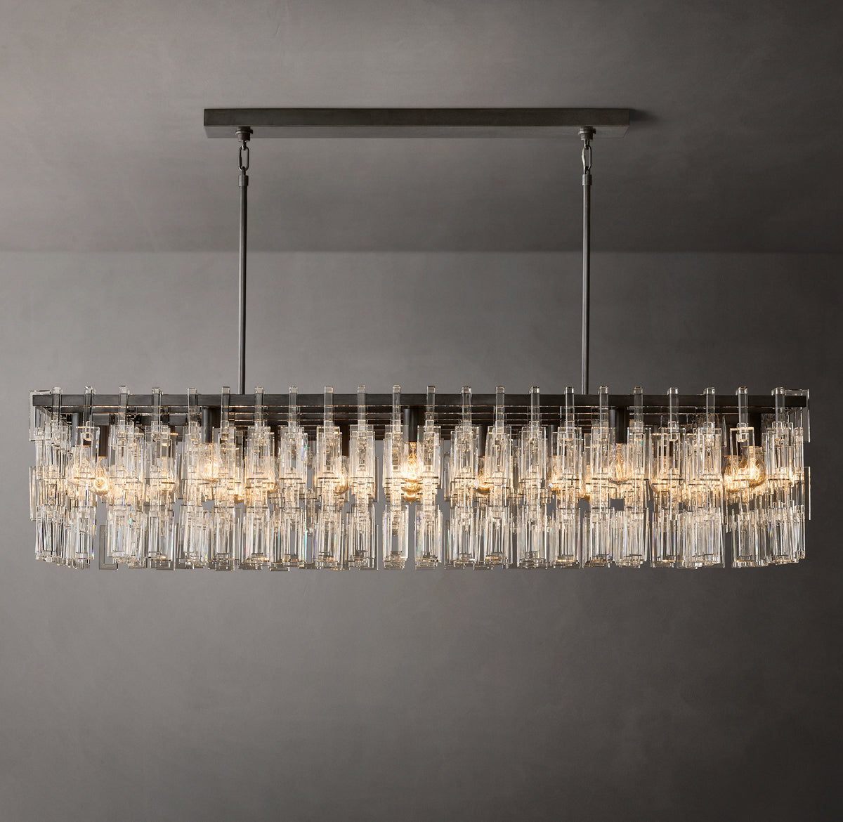 Artisan Marignan Rectangular Chandelier, alternate view