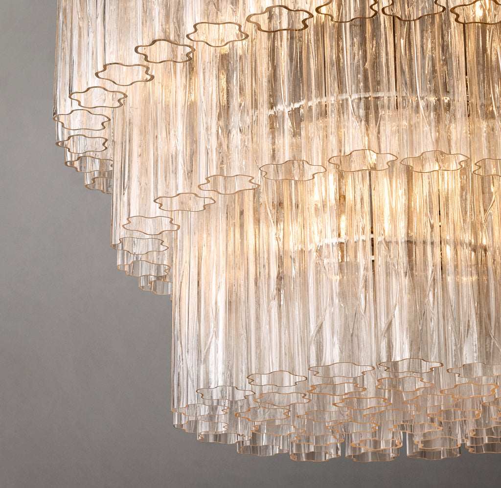 Heritage Cielo Three-Tier Round Chandelier – 36"