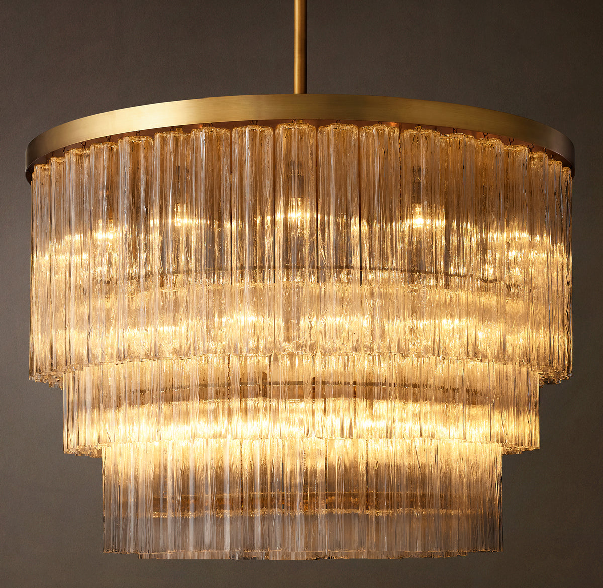 Heritage Cielo Three-Tier Round Chandelier, alternate view