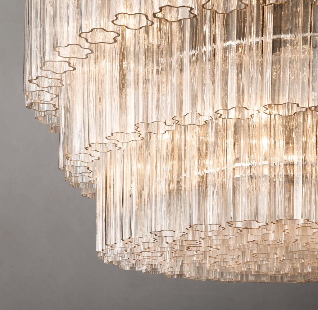 Heritage Cielo Three-Tier Round Chandelier – 48"