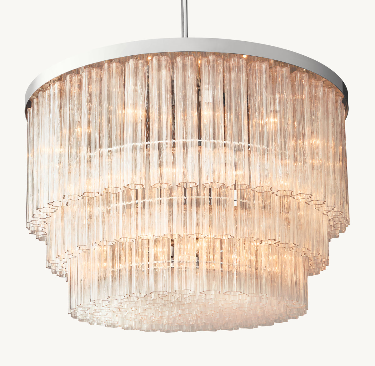 Heritage Cielo Three-Tier Round Chandelier