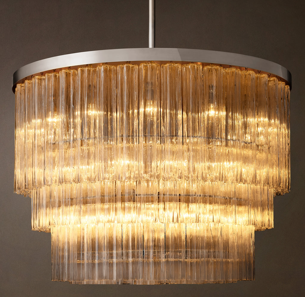Heritage Cielo Three-Tier Round Chandelier, alternate view