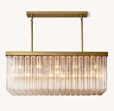 Heritage Cielo Rectangular Chandelier – 54"