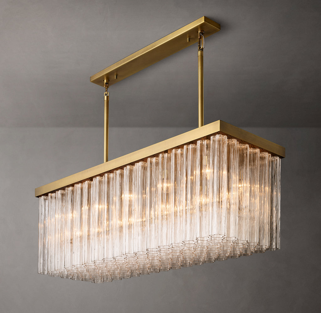 Heritage Cielo Rectangular Chandelier – 54"