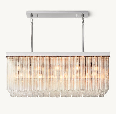 Heritage Cielo Rectangular Chandelier – 54"