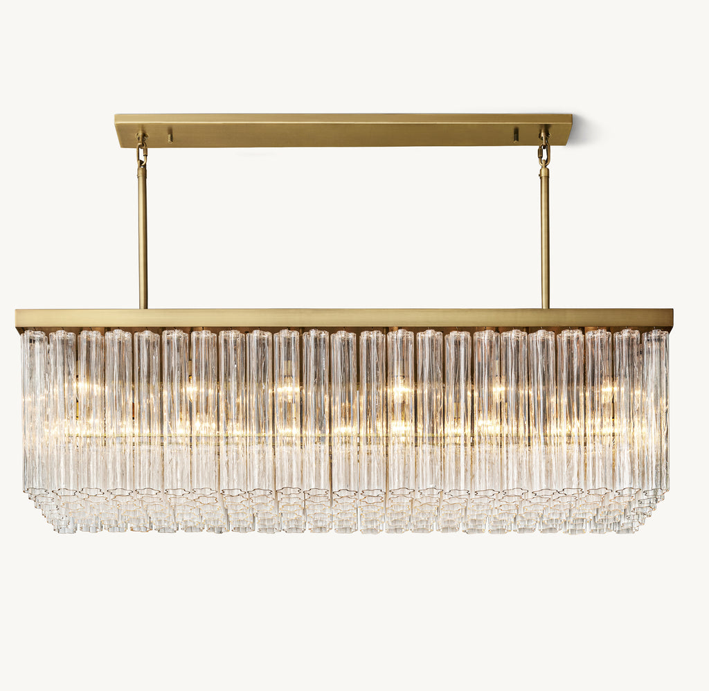 Heritage Cielo Rectangular Chandelier