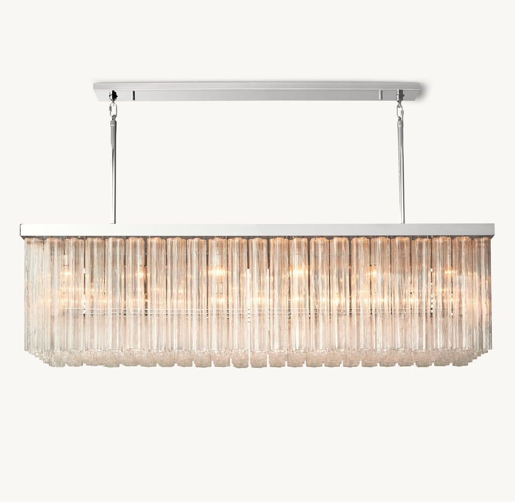 Heritage Cielo Rectangular Chandelier