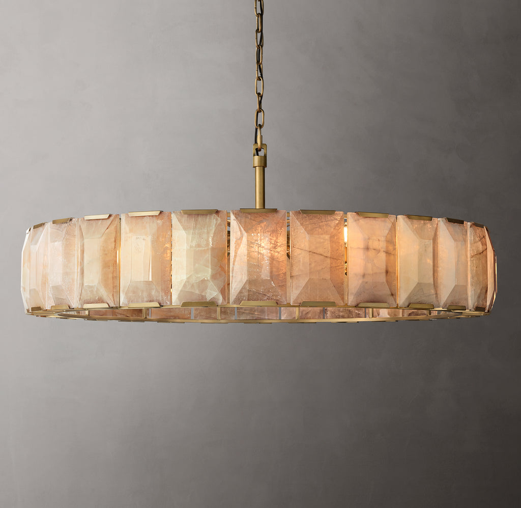 Signature Harlow Calcite Round Chandelier
