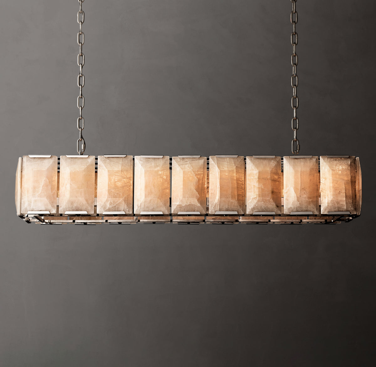 Signature Harlow Calcite Rectangular Chandelier