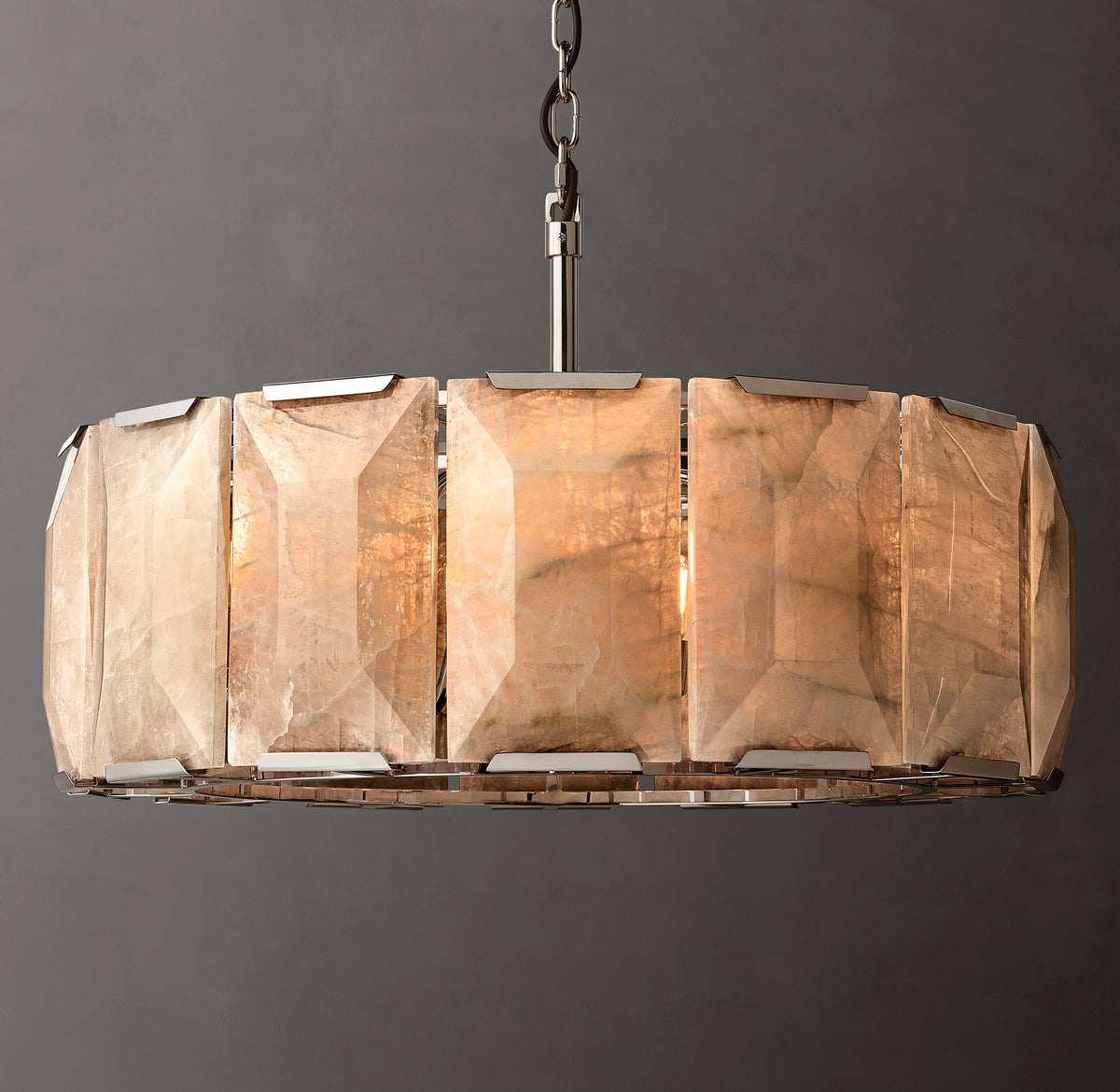 Signature Harlow Calcite Round Chandelier