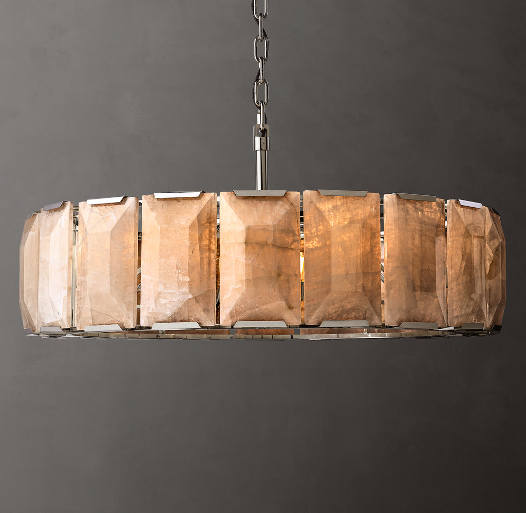 Signature Harlow Calcite Round Chandelier