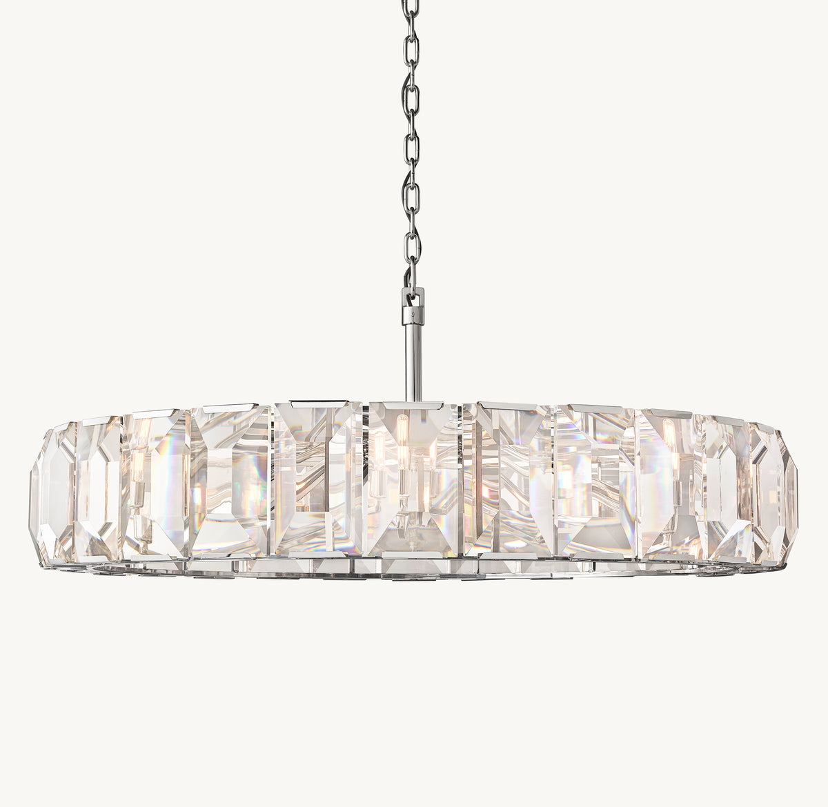 Signature Harlow Crystal Round Chandelier, alternate view