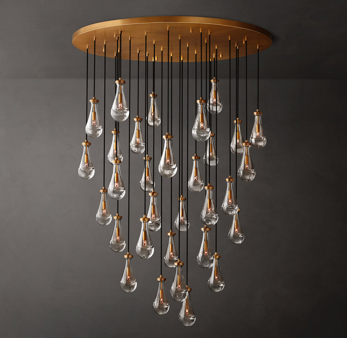 Signature Rain Round Chandelier
