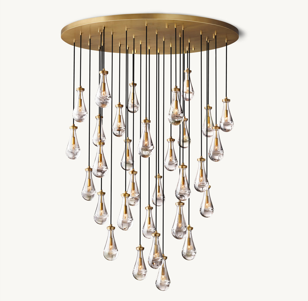 Signature Rain Round Chandelier – 60"