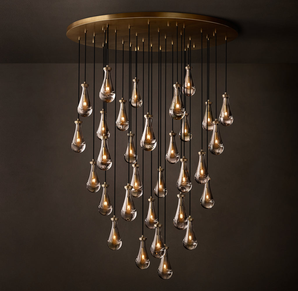 Signature Rain Round Chandelier – 60"