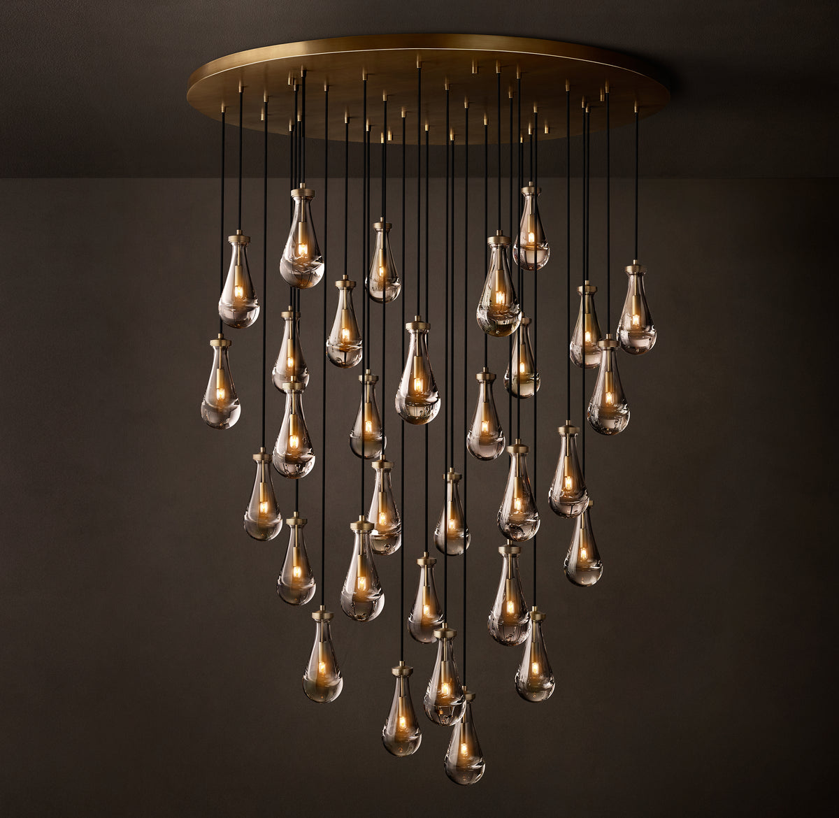 Signature Rain Round Chandelier – 60"