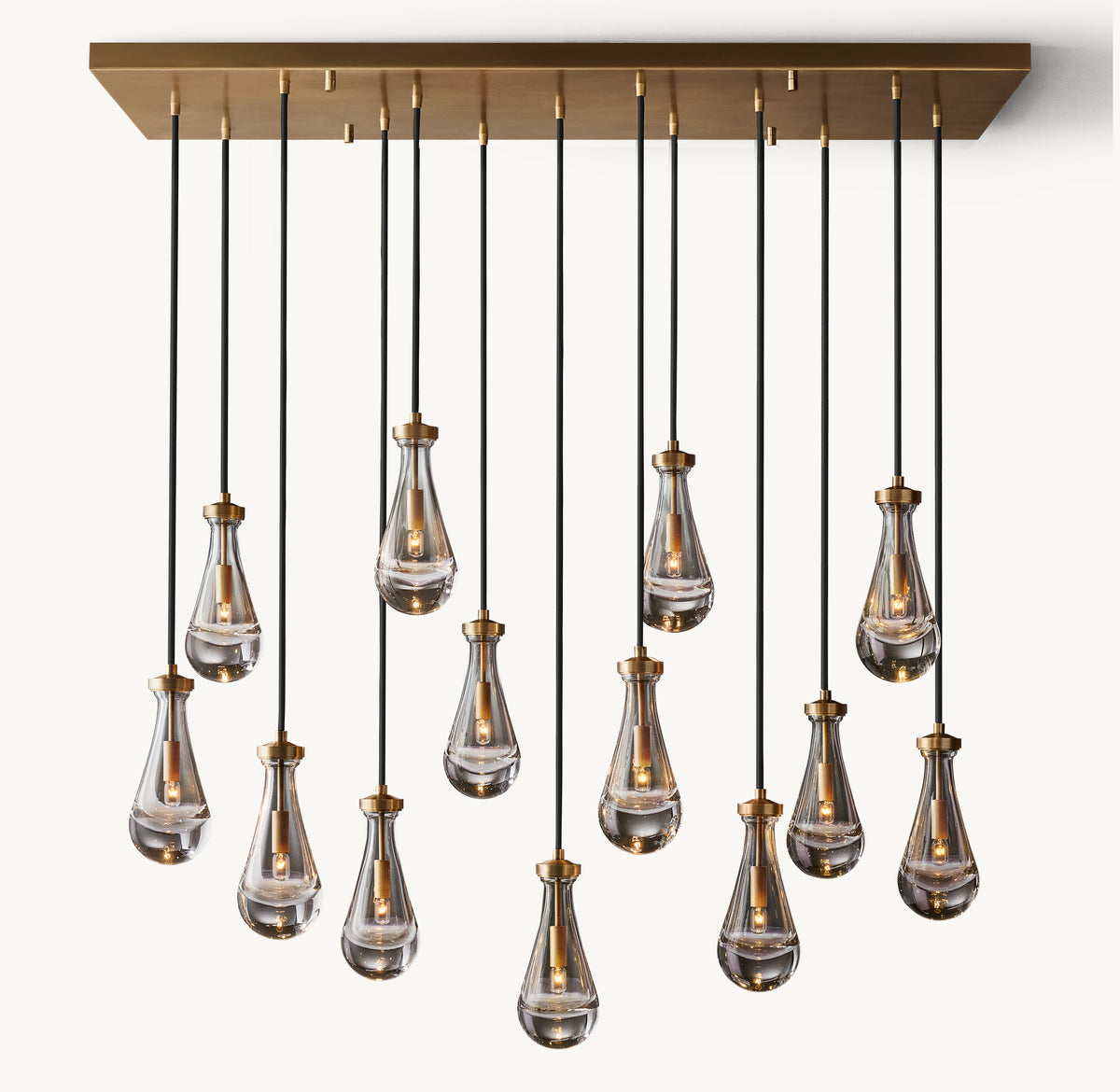 Signature Rain Rectangular Chandelier