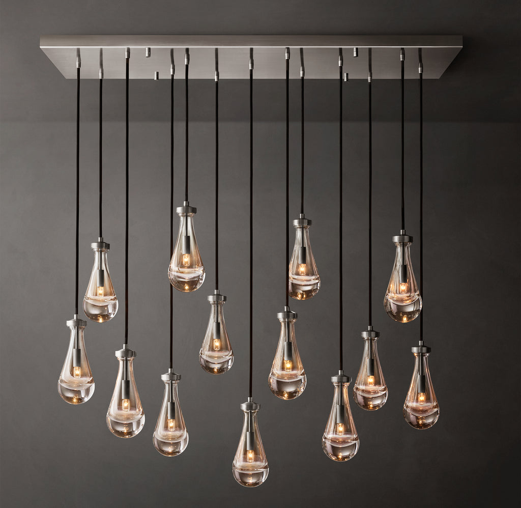 Signature Rain Rectangular Chandelier