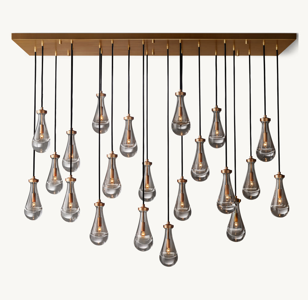 Signature Rain Rectangular Chandelier