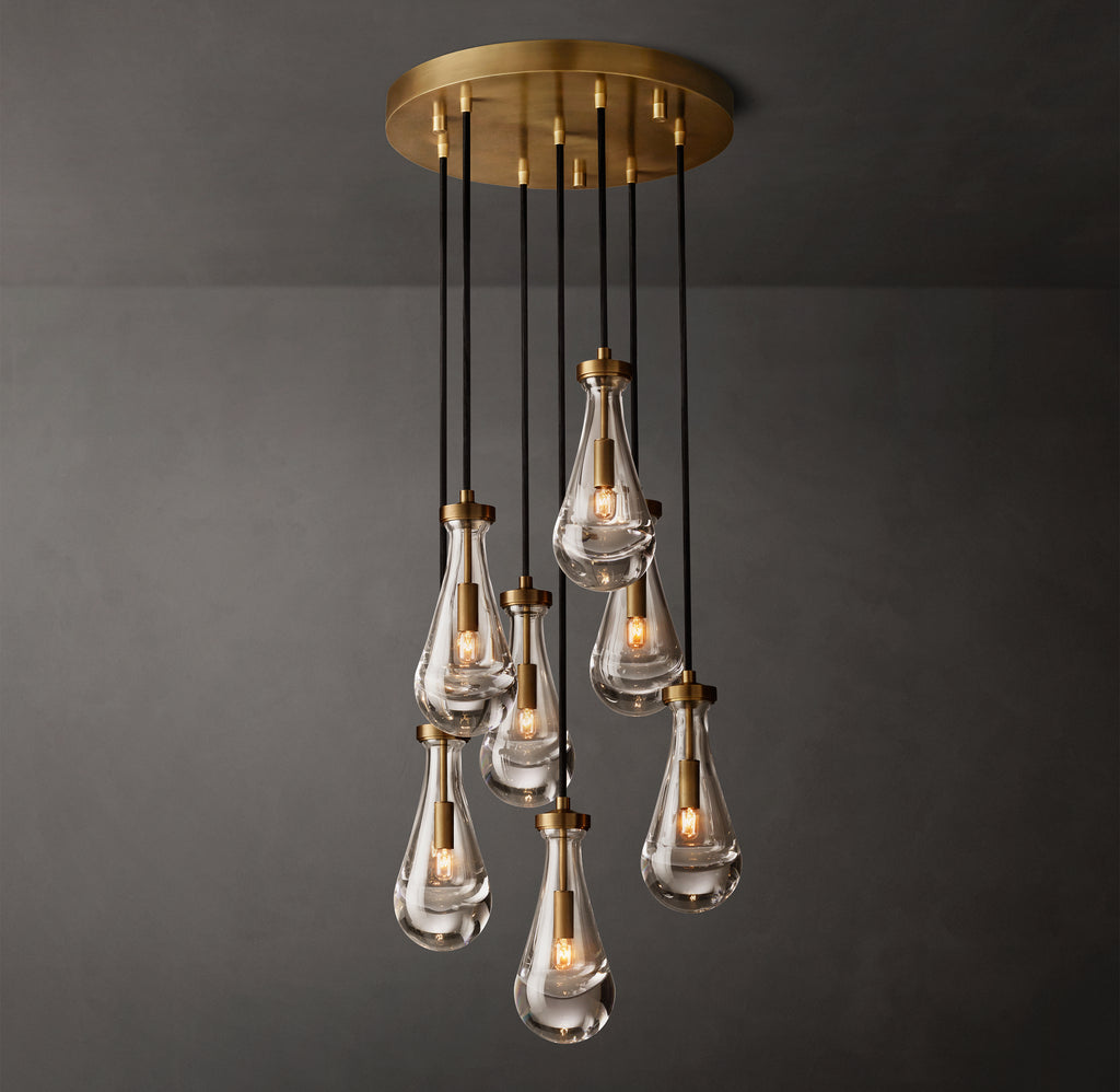 Signature Rain Round Chandelier