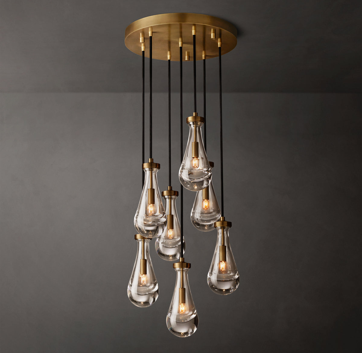 Signature Rain Round Chandelier