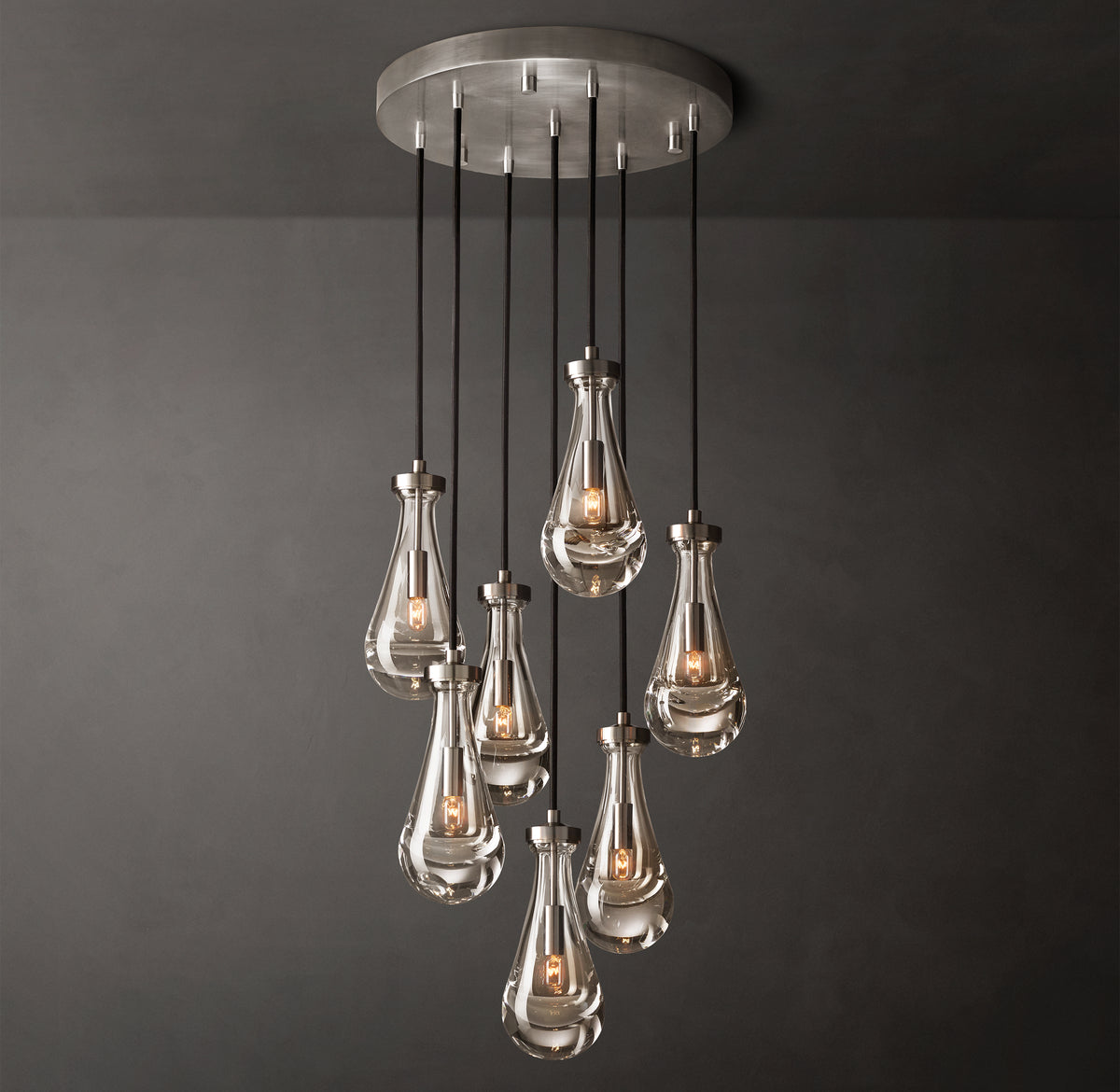 Signature Rain Round Chandelier