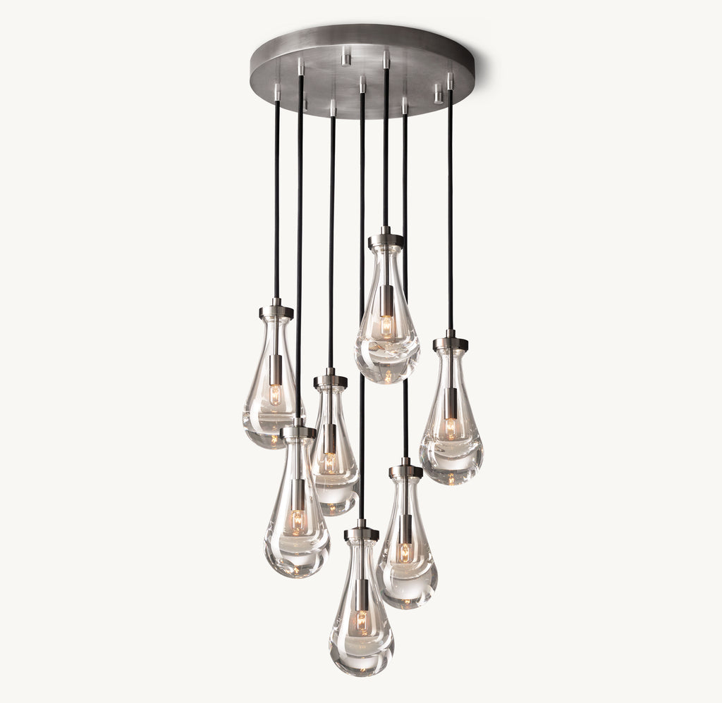 Signature Rain Round Chandelier, alternate view