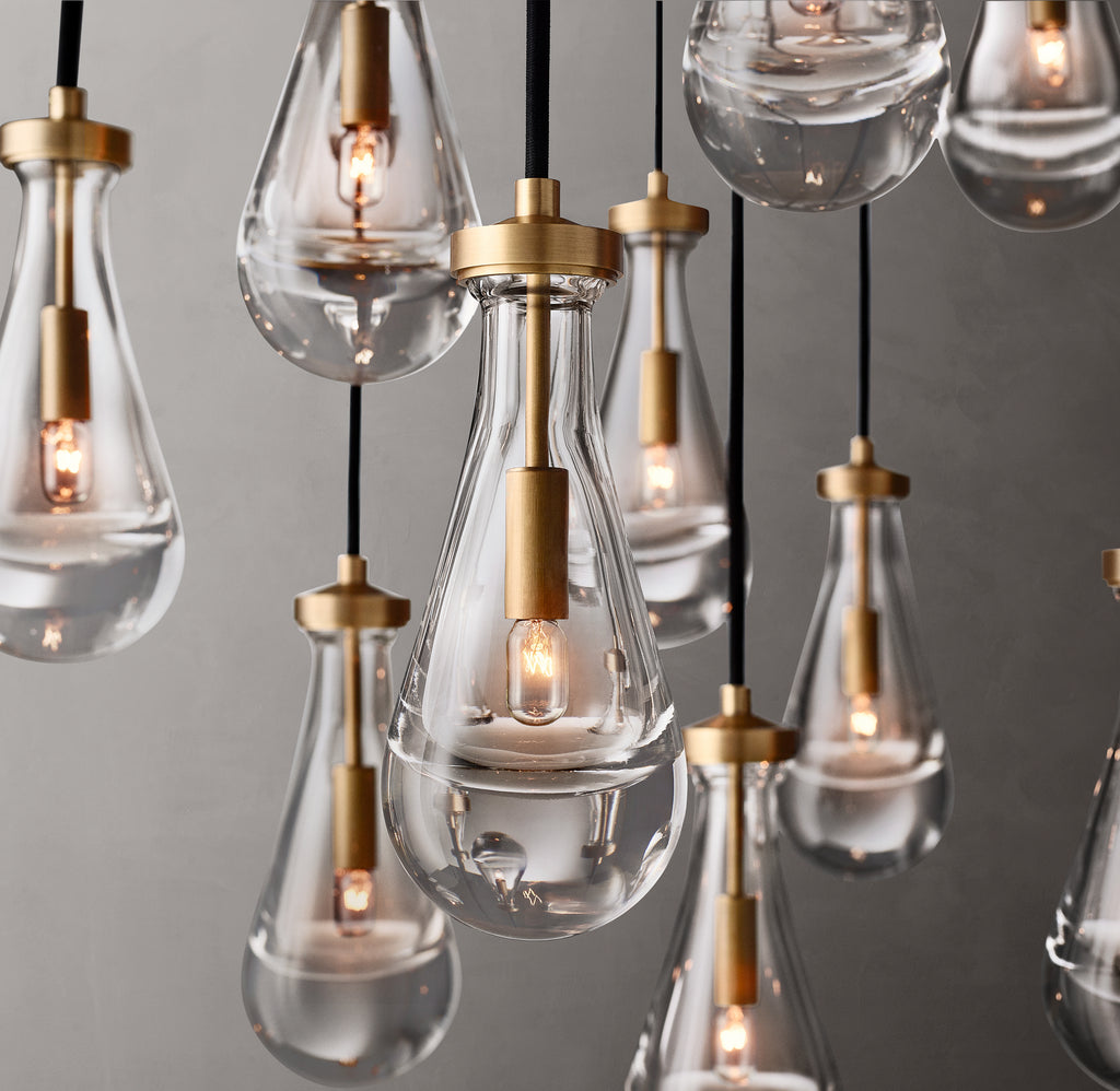 Signature Rain Round Chandelier – 36"