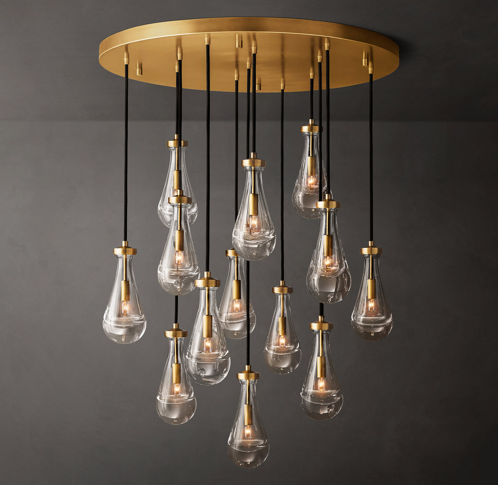 Signature Rain Round Chandelier