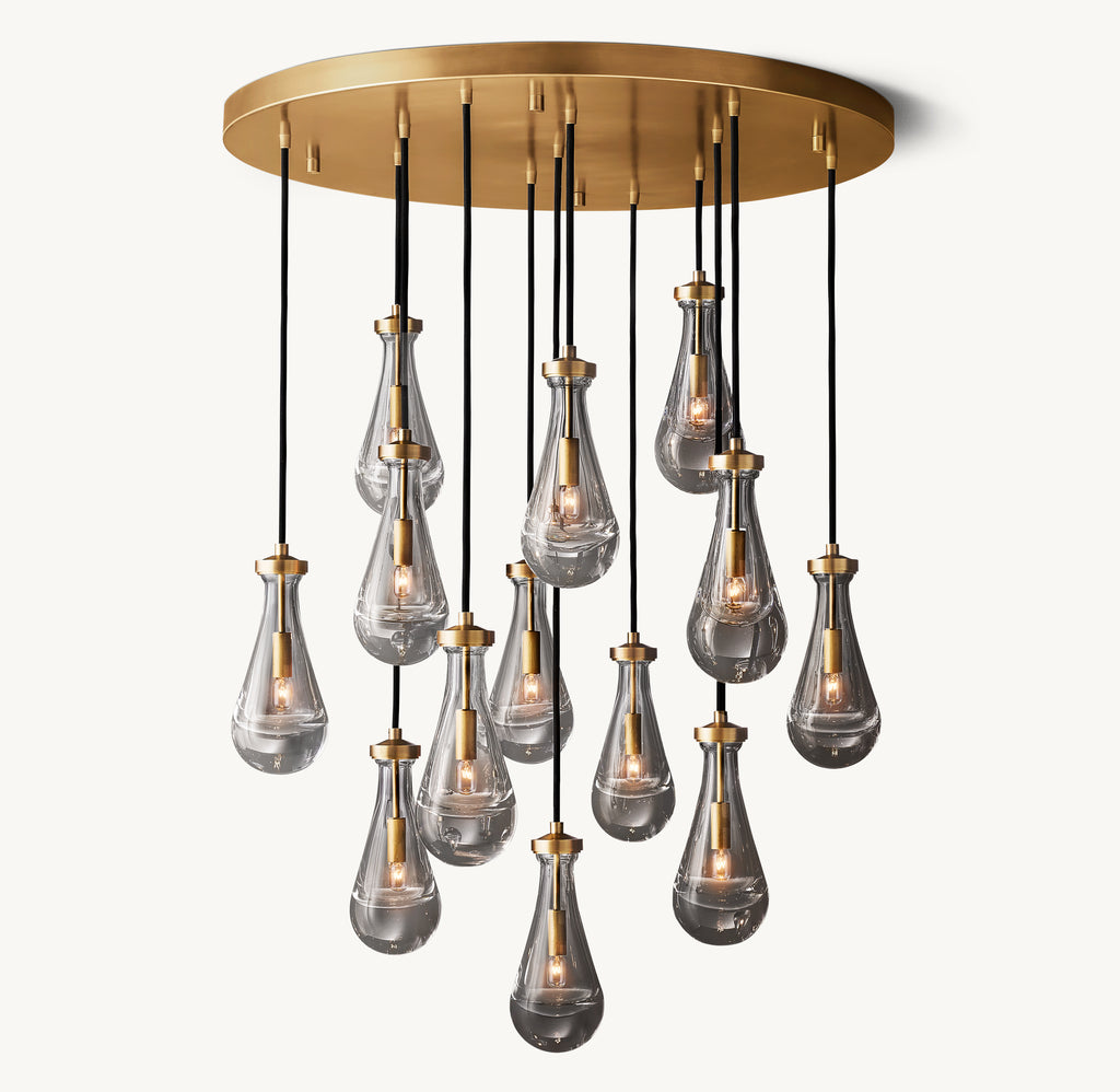 Signature Rain Round Chandelier – 36"