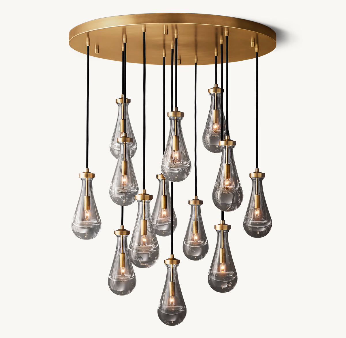 Signature Rain Round Chandelier – 36"