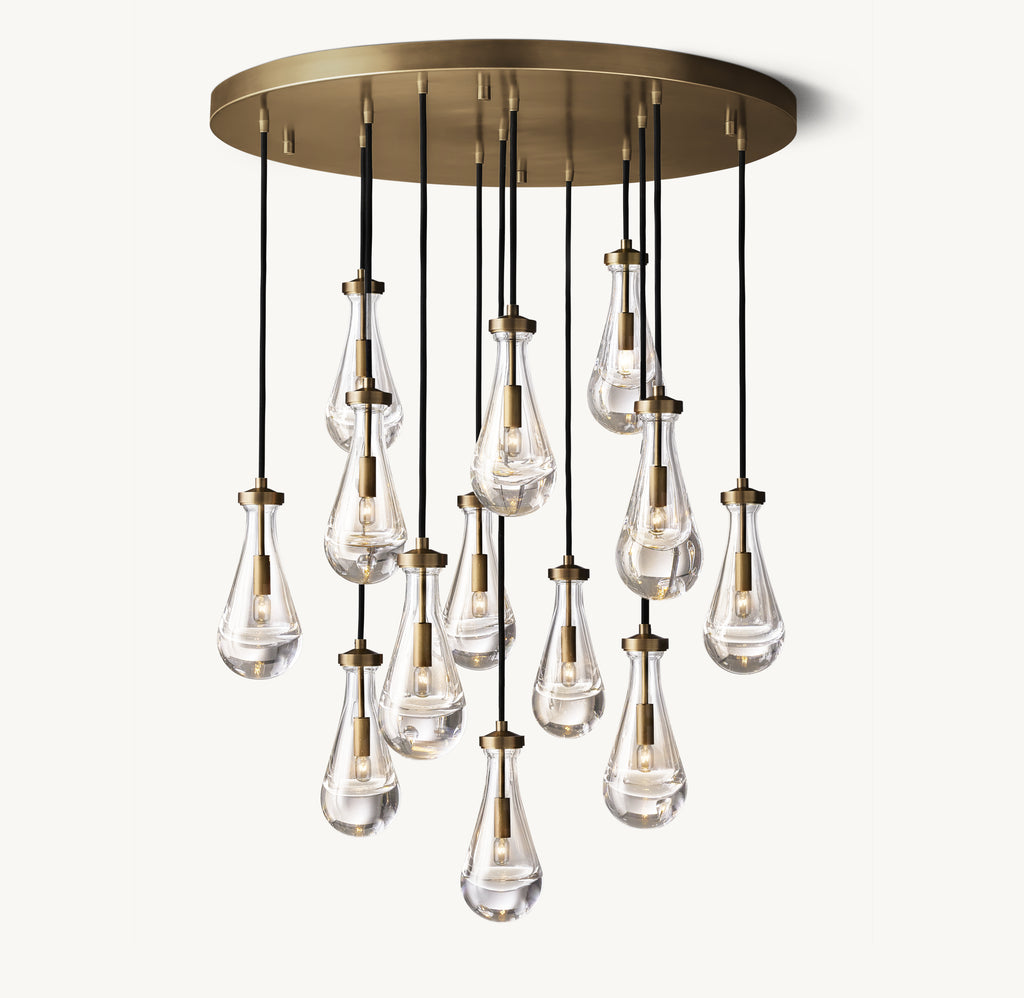 Signature Rain Round Chandelier – 36"
