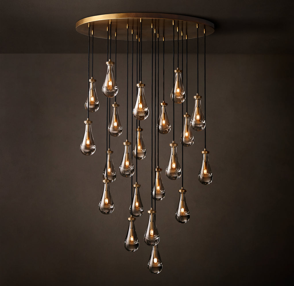 Signature Rain Round Chandelier – 47"