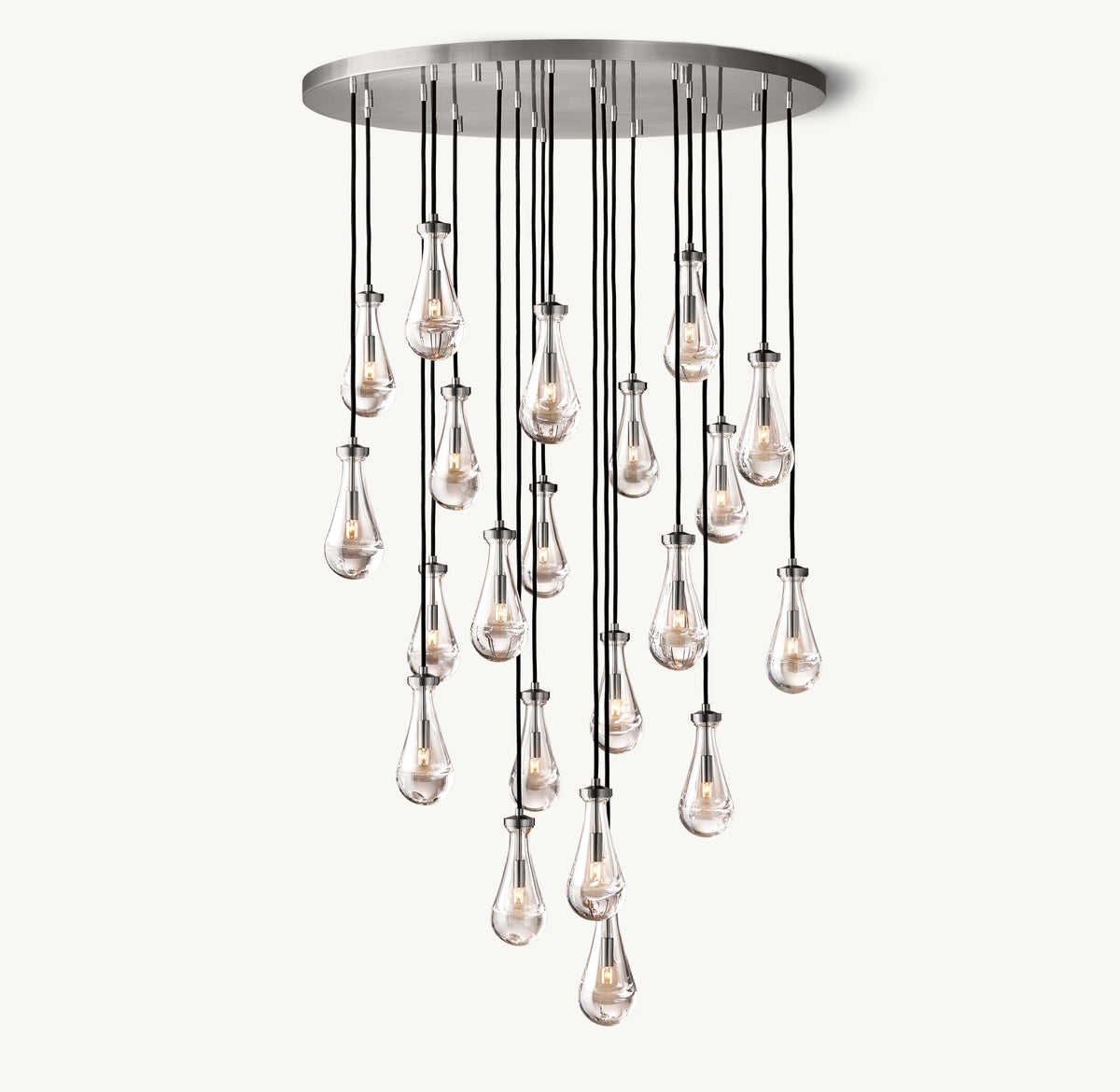 Signature Rain Round Chandelier – 47"